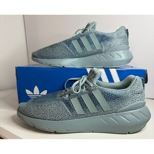 adidas women SWIFT RUN 22 W Magic Grey / Altered Blue - Women's Size 10